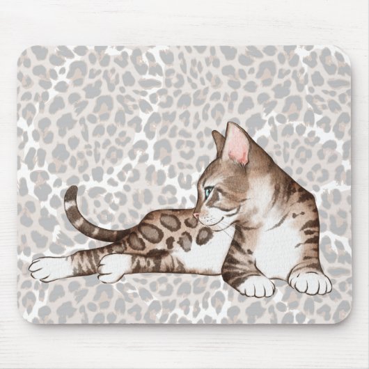 Bengalisch Cat Mousepad (Vorne)