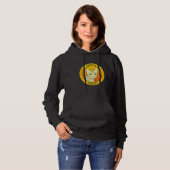 Bengalisch Cat Portrait Hoodie (Vorne ganz)