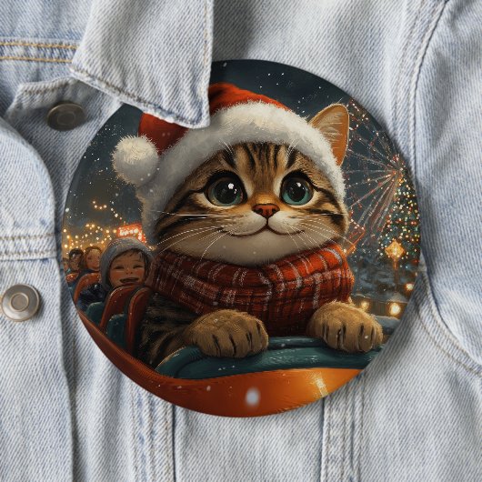 Bengalisch Cat Roller Untersetzer Weihnachten Button (Beispiel)