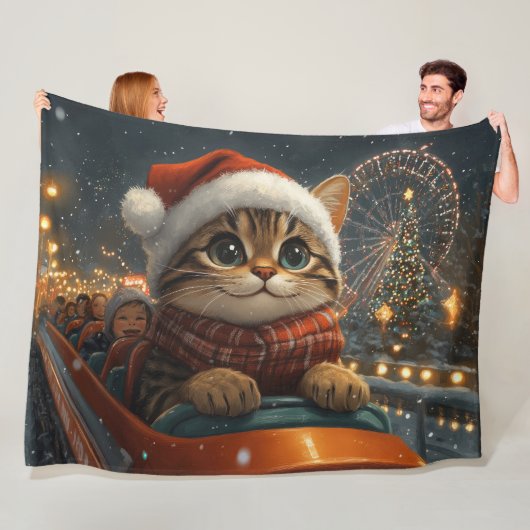 Bengalisch Cat Roller Untersetzer Weihnachten Fleecedecke (Beispiel)