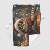 Bengalisch Cat Roller Untersetzer Weihnachten Golfhandtuch (Insitu)