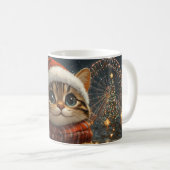 Bengalisch Cat Roller Untersetzer Weihnachten Kaffeetasse (VorderseiteRechts)