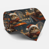 Bengalisch Cat Roller Untersetzer Weihnachten Krawatte (Gerollt)