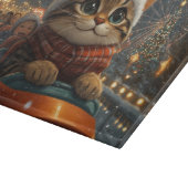 Bengalisch Cat Roller Untersetzer Weihnachten Schneidebrett (Ecke)