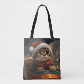 Bengalisch Cat Roller Untersetzer Weihnachten Tasche (Vorderseite)