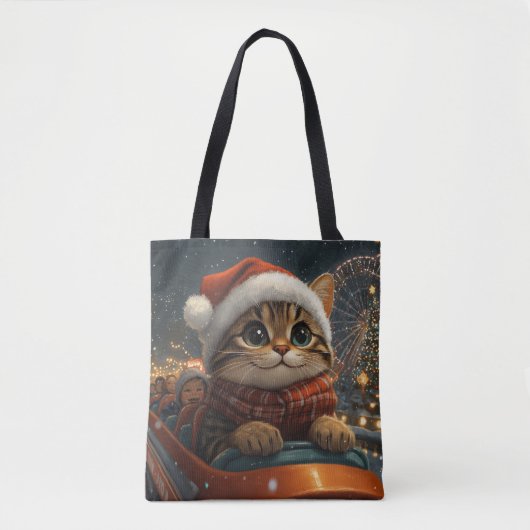 Bengalisch Cat Roller Untersetzer Weihnachten Tasche (Vorderseite)