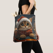 Bengalisch Cat Roller Untersetzer Weihnachten Tasche (Von Nahem)