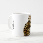 Bengalisch Feline Kaffeetasse (Vorderseite Links)