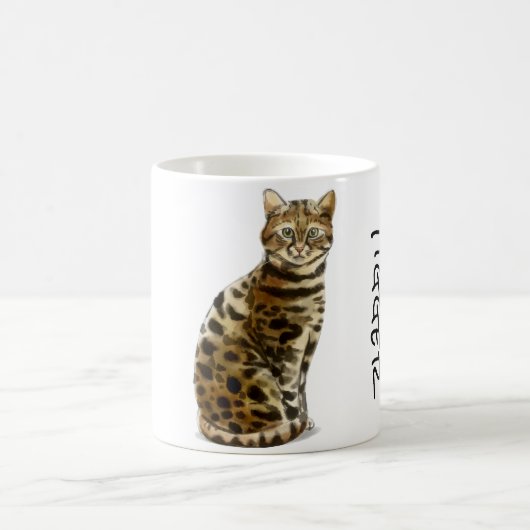 Bengalisch Feline Kaffeetasse (Mittel)