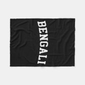 Bengalisch  fleecedecke (Vorderseite (Horizontal))