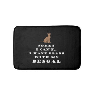Bengalisch Katzen Katzen Niedlich Funny Badematte