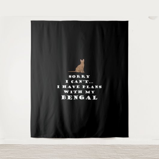 Bengalisch Katzen Katzen Niedlich Funny Wandteppich (Vorderseite)