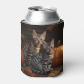 Bengalisch Kitten Autumn Delight Pumpkin Dosenkühler (Kanne Vorderseite)