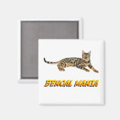 Bengalisch Mania Magnet (Vorderseite/Rückseite)