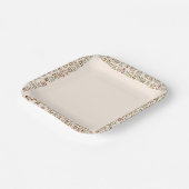 bengalisch pappteller (Gewinkelt)