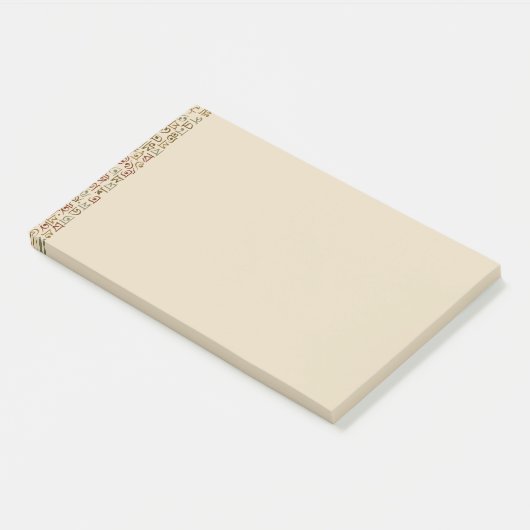 bengalisch post-it klebezettel (angewinkelt)