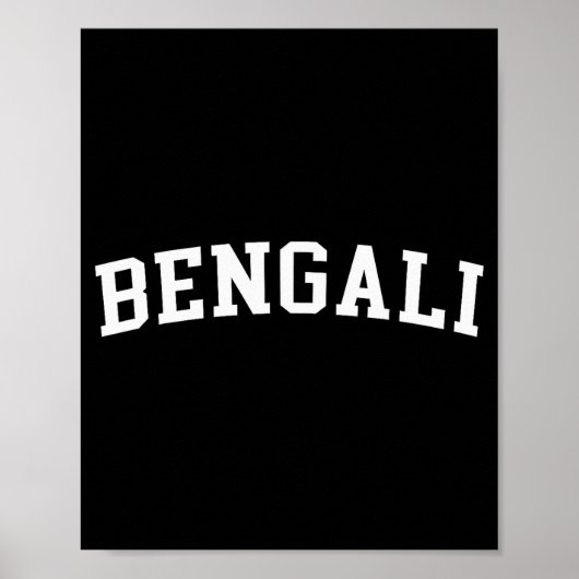 Bengalisch poster (Vorne)