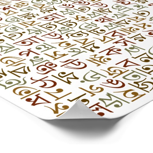 bengalisch poster (Ecke)