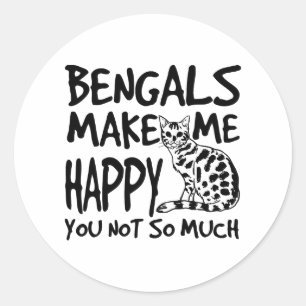 Bengalisch Runder Aufkleber