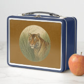 Bengalisch Tiger Brown Metal Lunchbox (Beispiel)