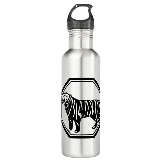 Bengalisch Tiger Edelstahlflasche (Vorderseite)