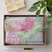 Bengalisch Tiger Floral Tropenpalme Decoupage Seidenpapier (Geschenk)