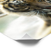 Bengalisch Tiger Fotodruck (Ecke)