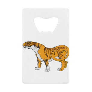 Bengalisch Tiger Geldbeutel Flaschenöffner