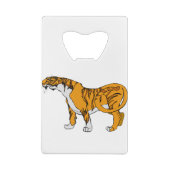 Bengalisch Tiger Geldbeutel Flaschenöffner (Rückseite)