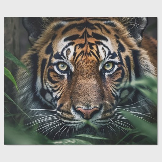 Bengalisch Tiger Geschenkpapier (Flach)