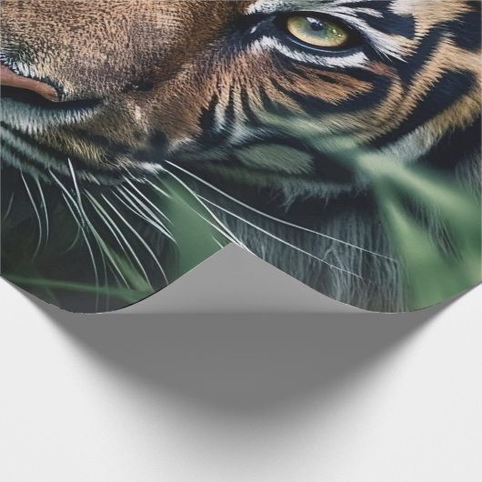 Bengalisch Tiger Geschenkpapier (Ecke)