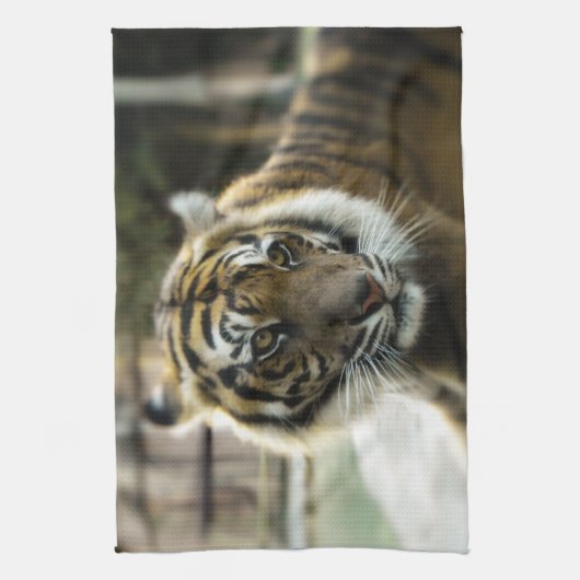 Bengalisch Tiger Geschirrtuch (Vertikal)