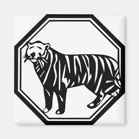 Bengalisch Tiger Magnet (Vorne)