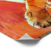 Bengalisch Tiger Poster (Ecke)