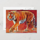Bengalisch Tiger Postkarte (Vorne/Hinten)