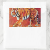 Bengalisch Tiger Rechteckiger Aufkleber (Tasche)
