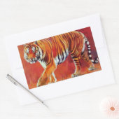 Bengalisch Tiger Rechteckiger Aufkleber (Umschlag)