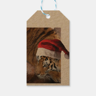 Bengalisch Tiger Santa Claus Geschenkanhänger