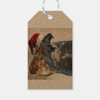Bengalisch Tiger Santa Claus Geschenkanhänger