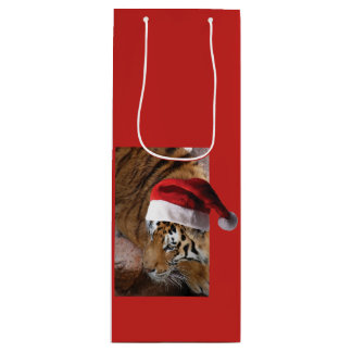 Bengalisch Tiger Santa Claus Geschenktüte Für Weinflaschen