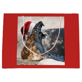Bengalisch Tiger Santa Claus Große Geschenktüte