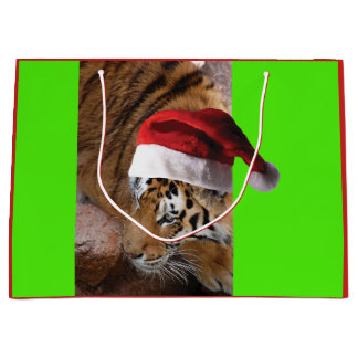 Bengalisch Tiger Santa Claus Große Geschenktüte