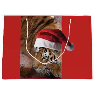Bengalisch Tiger Santa Claus Große Geschenktüte
