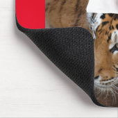 Bengalisch Tiger Santa Claus Mousepad (Ecke)