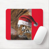 Bengalisch Tiger Santa Claus Mousepad (Mit Mouse)