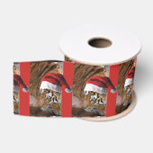 Bengalisch Tiger Santa Claus Ripsband (Spule)