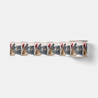 Bengalisch Tiger Santa Claus Ripsband