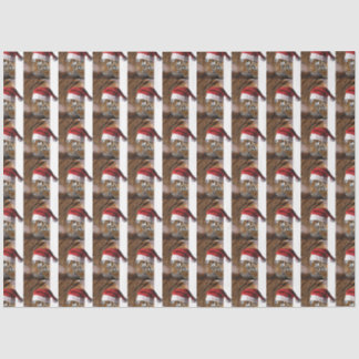 Bengalisch Tiger Santa Claus Seidenpapier