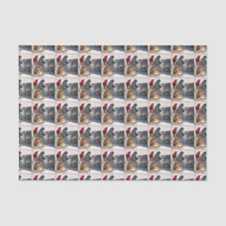 Bengalisch Tiger Santa Claus Seidenpapier