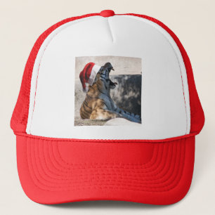 Bengalisch Tiger Santa Claus Truckerkappe